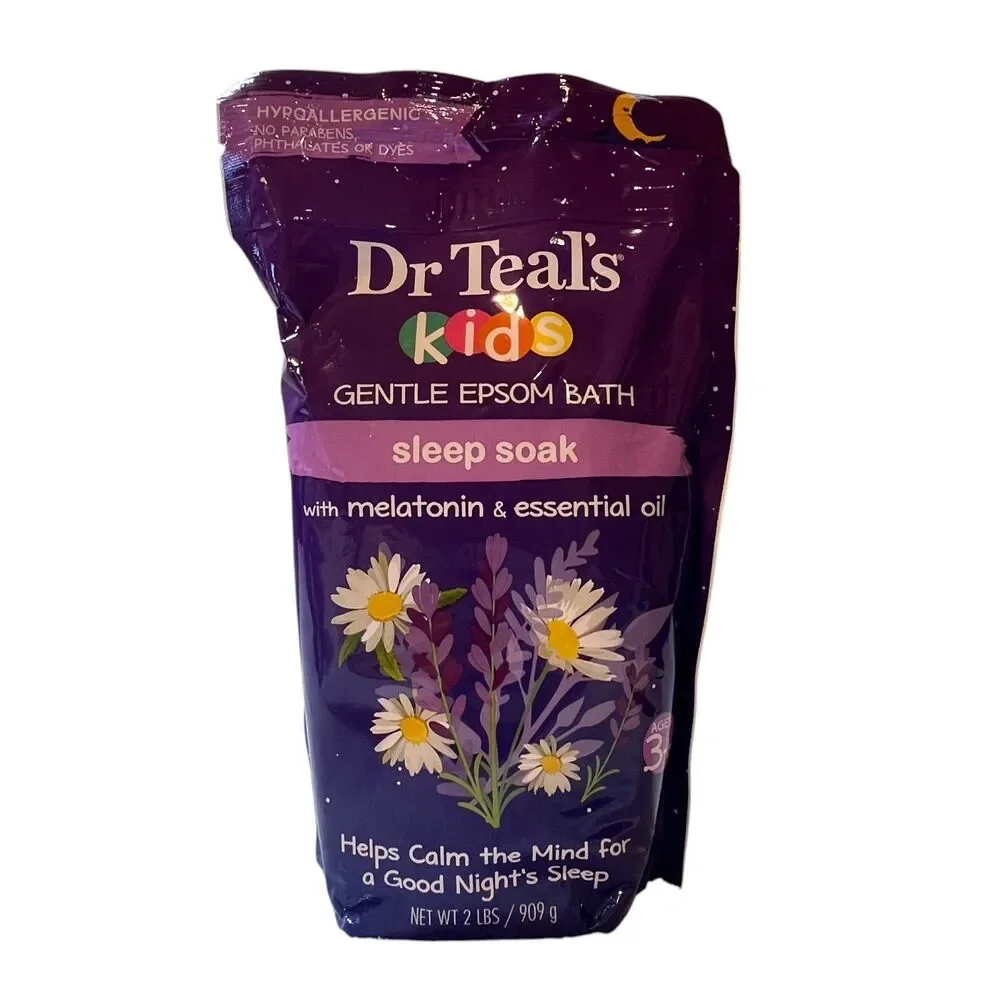 Dr. Teal’s  3 in 1 Body Wash/Bubble Bath (20 oz) and Sleep Soak for Kids Bundle